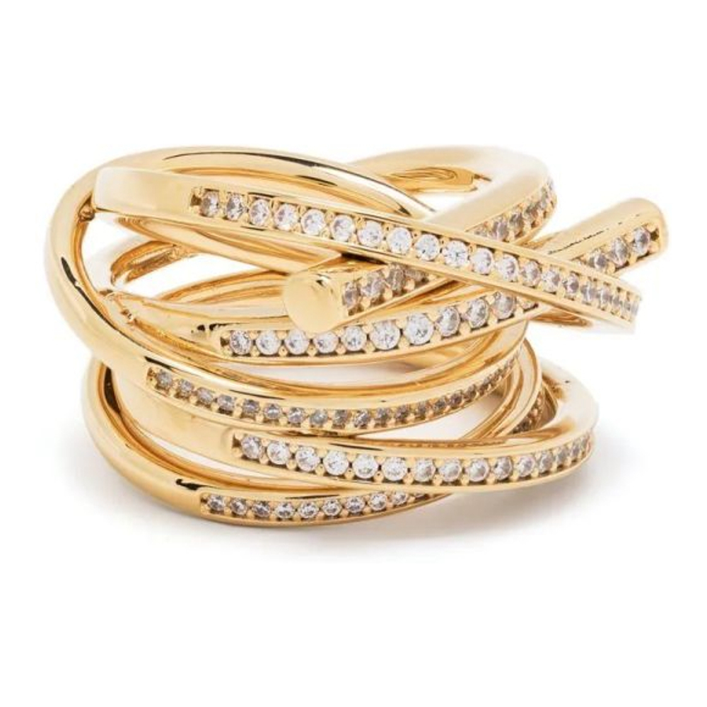 Bague 'All-Over Crystal-Embellished' pour Femmes