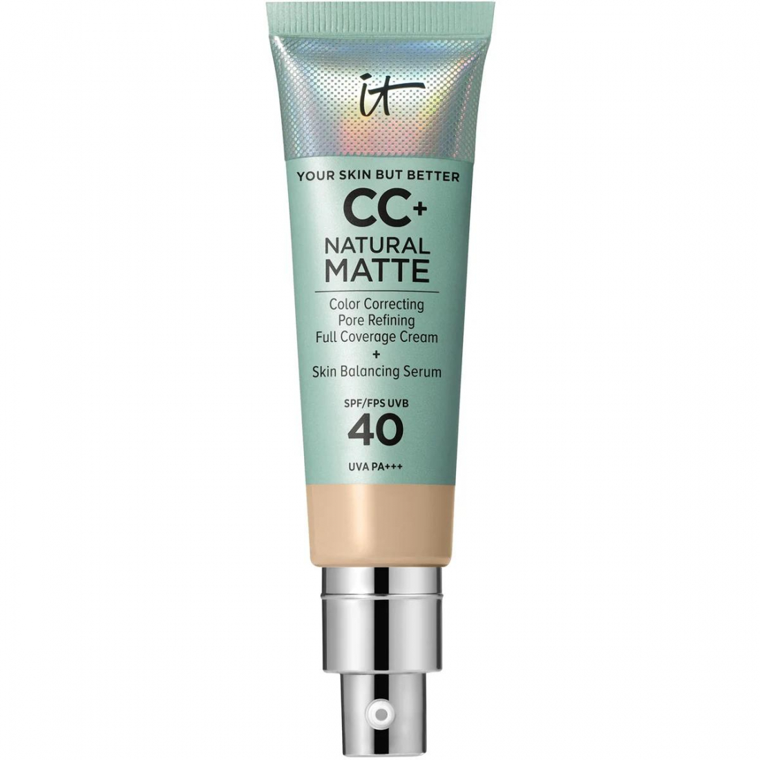 Fond de teint 'CC+ Natural Matte SPF40' - Light 32 ml