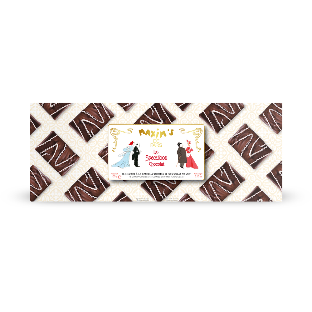 Étui 16 Speculoos Au Chocolat Au Lait