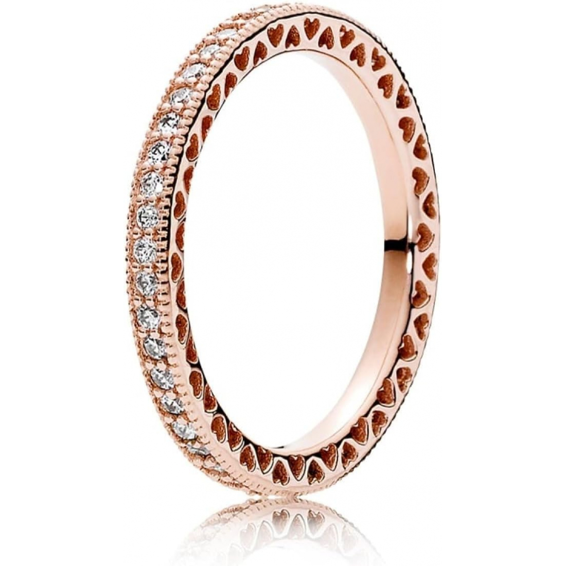 Bague 'Sparkle & Hearts' pour Femmes