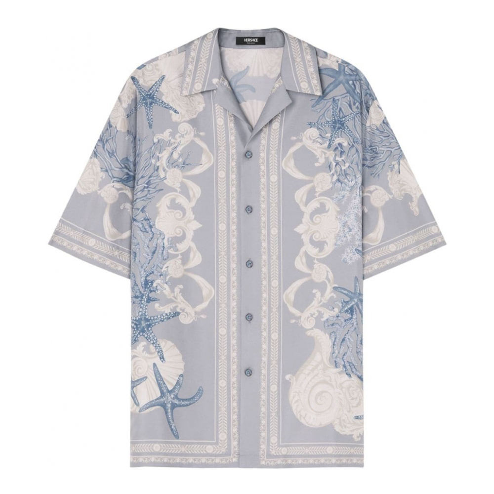 Chemise à manches courtes 'Barocco Sea' pour Hommes