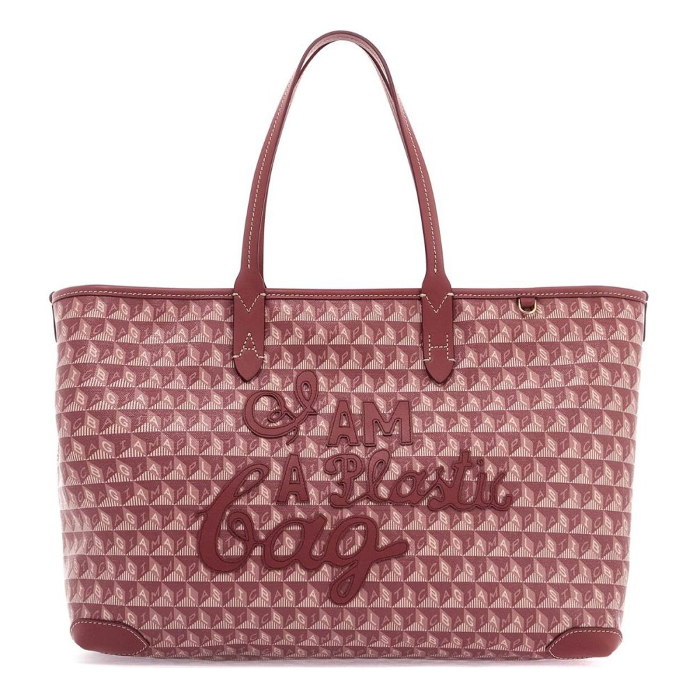 'I Am A Plastic Bag Zipped' Tote Handtasche für Damen