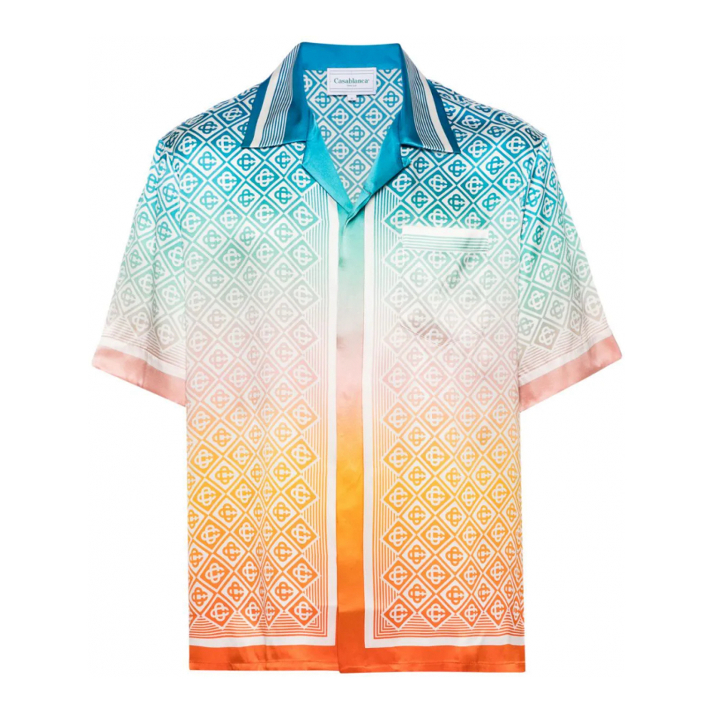 Chemise à manches courtes 'Diamond Monogram' pour Hommes