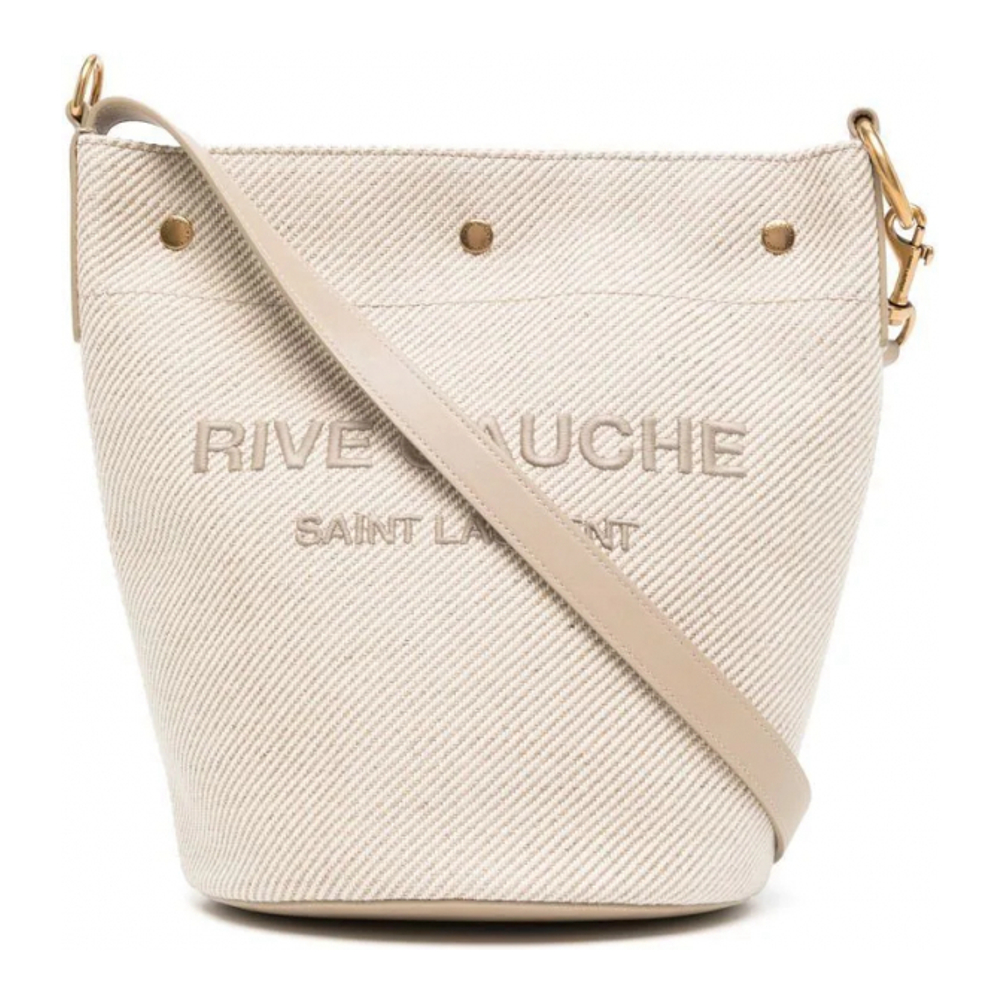 'Logo-Embroidered' Tote Handtasche für Damen