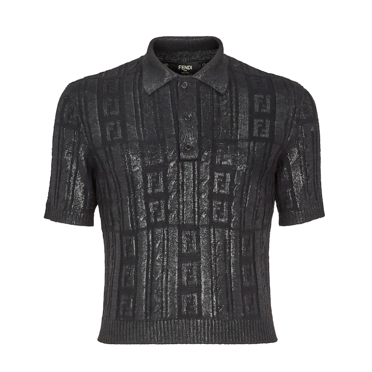 Men's 'Knitted' Polo Shirt