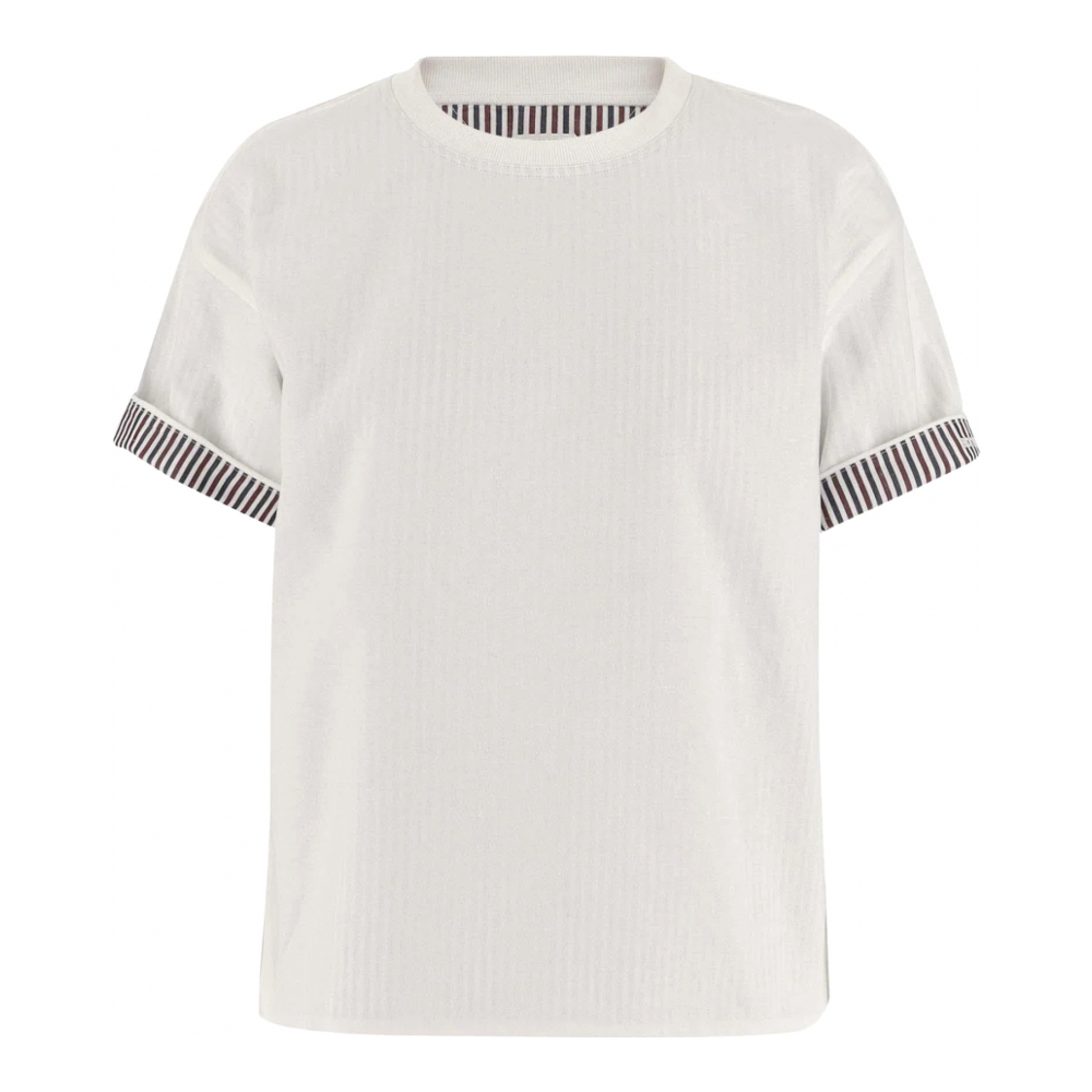 Women's 'Double Layer Striped' T-Shirt