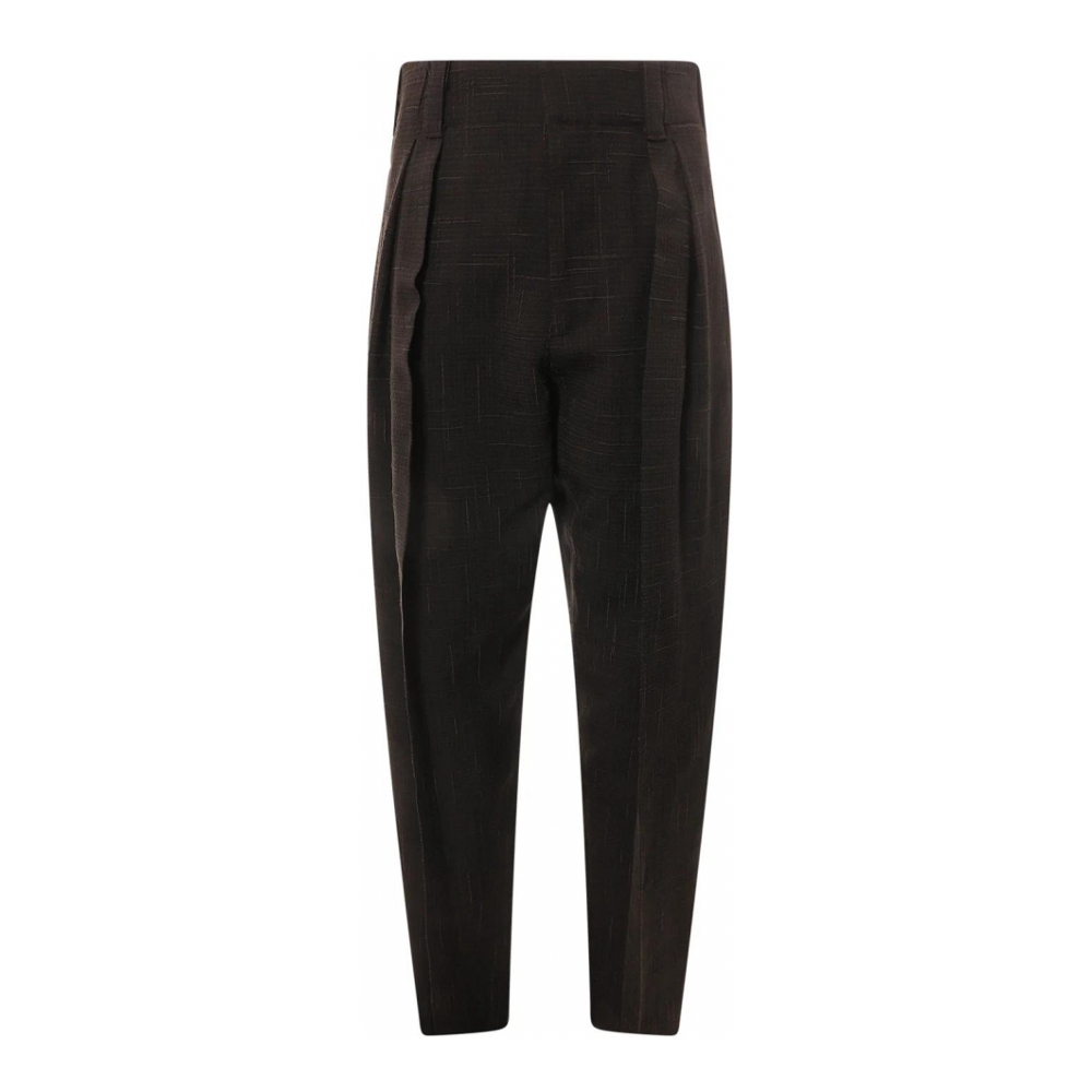 Pantalon 'Criss-Cross Pleated' pour Hommes