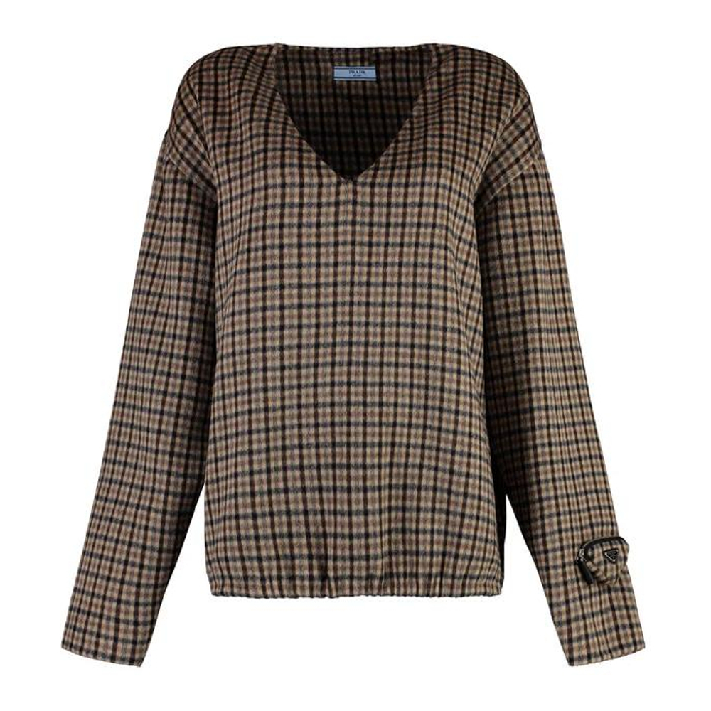 Pull 'Checked' pour Femmes