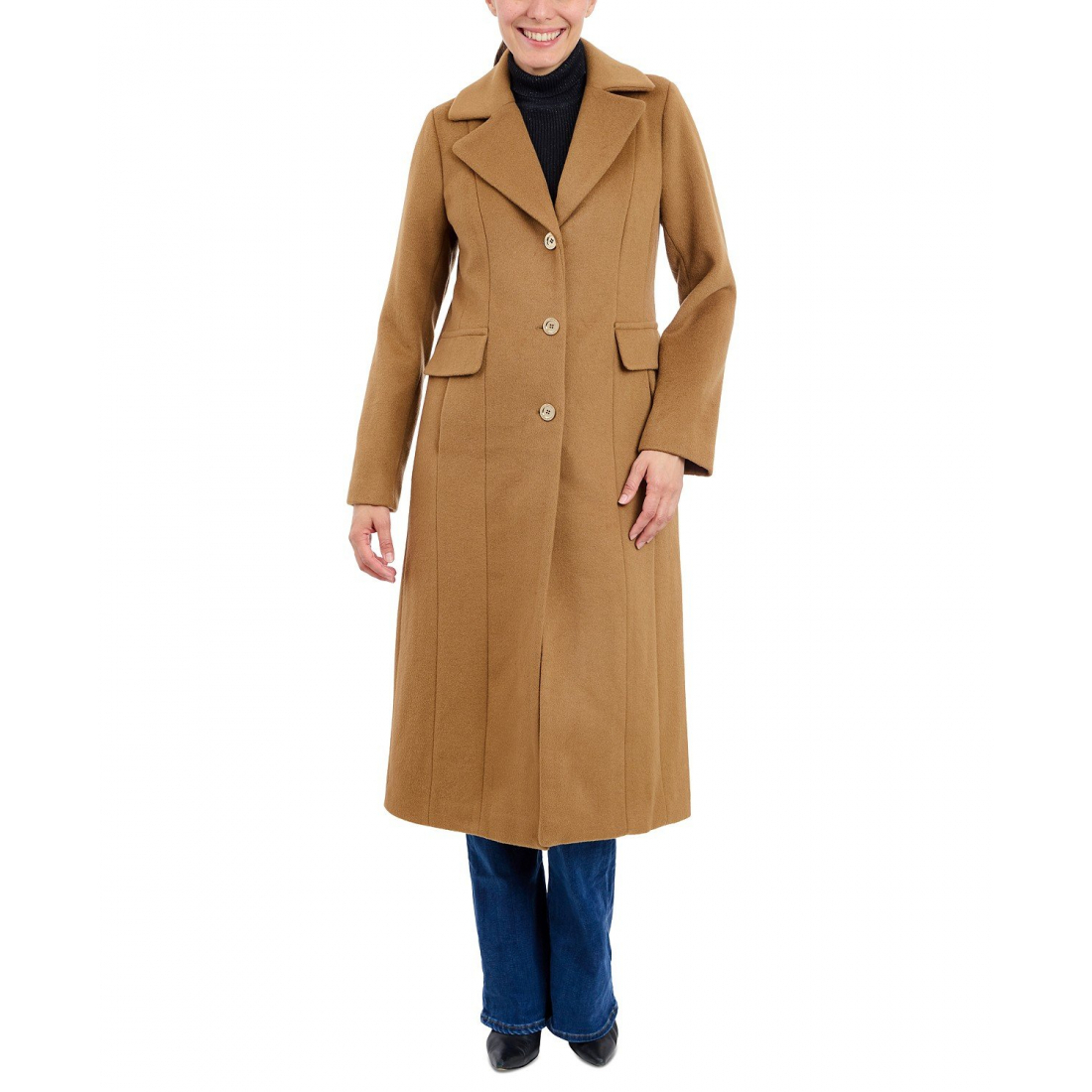 Manteau Maxi 'Single-Breasted Maxi' pour Femmes