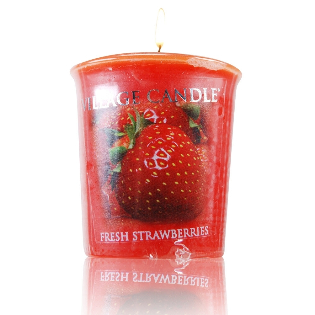 Fresh Strawberries' Votivkerze - 57 g
