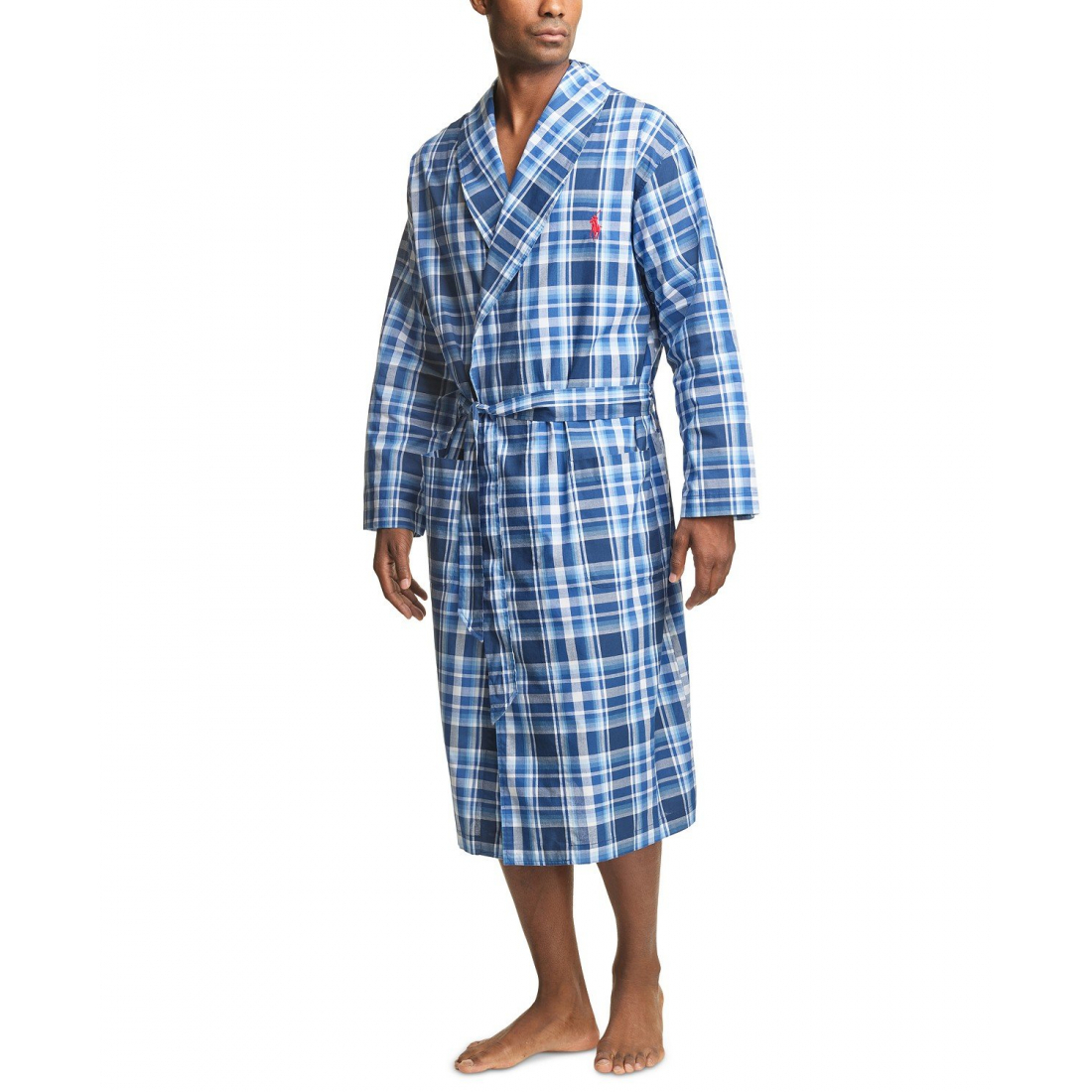'Plaid Woven Robe' pour Hommes