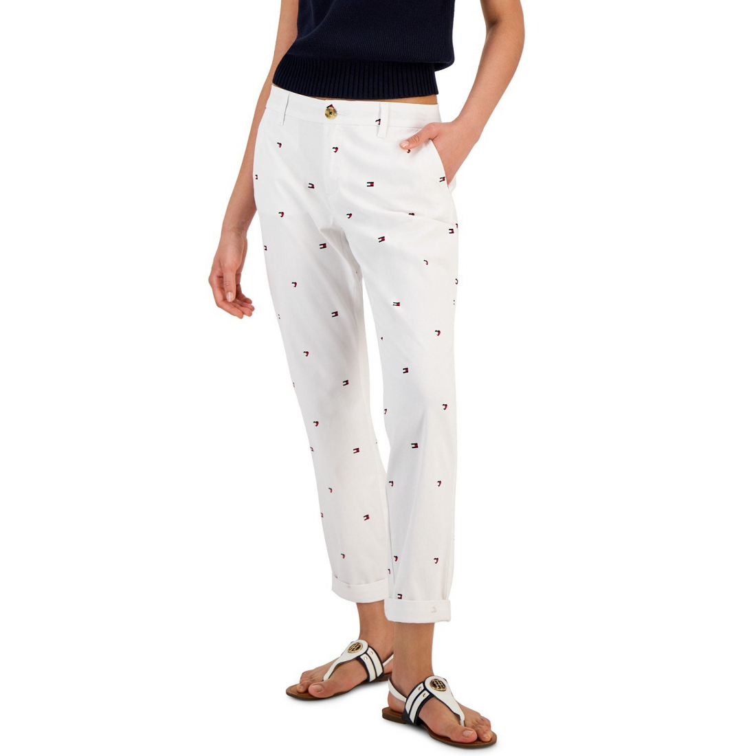 Women's 'Hampton Heart Flag Chino Pants'