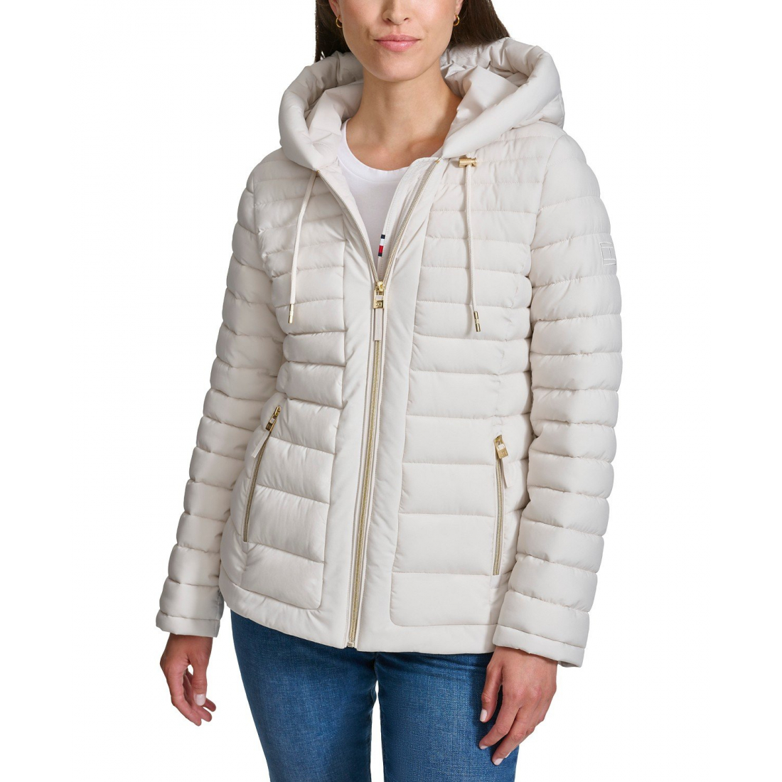 Manteau matelassé 'Hooded Packable' pour Femmes