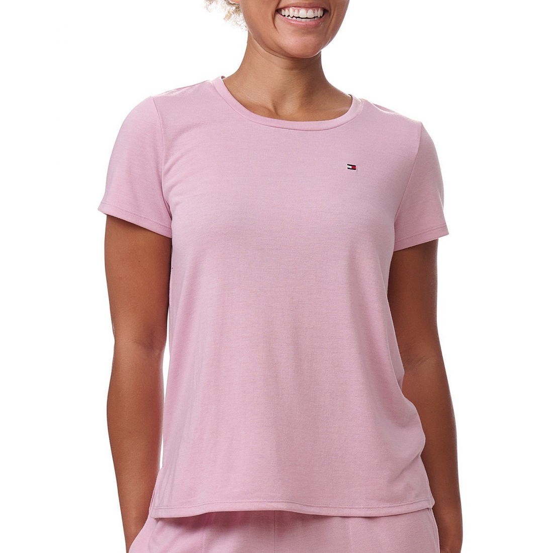 Chemise de nuit 'Short-Sleeve Crewneck' pour Femmes