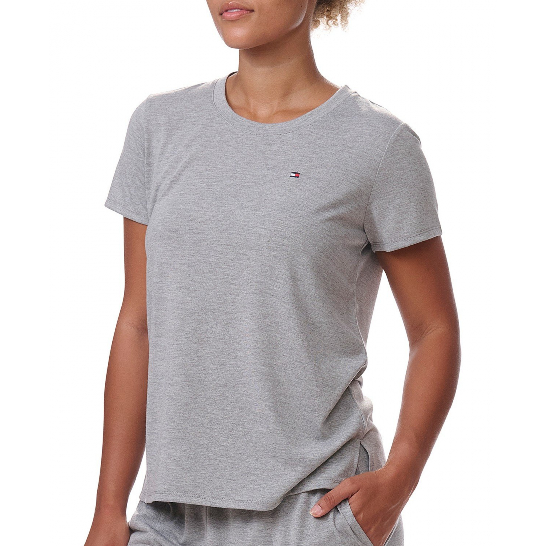 Chemise de nuit 'Short-Sleeve Crewneck' pour Femmes