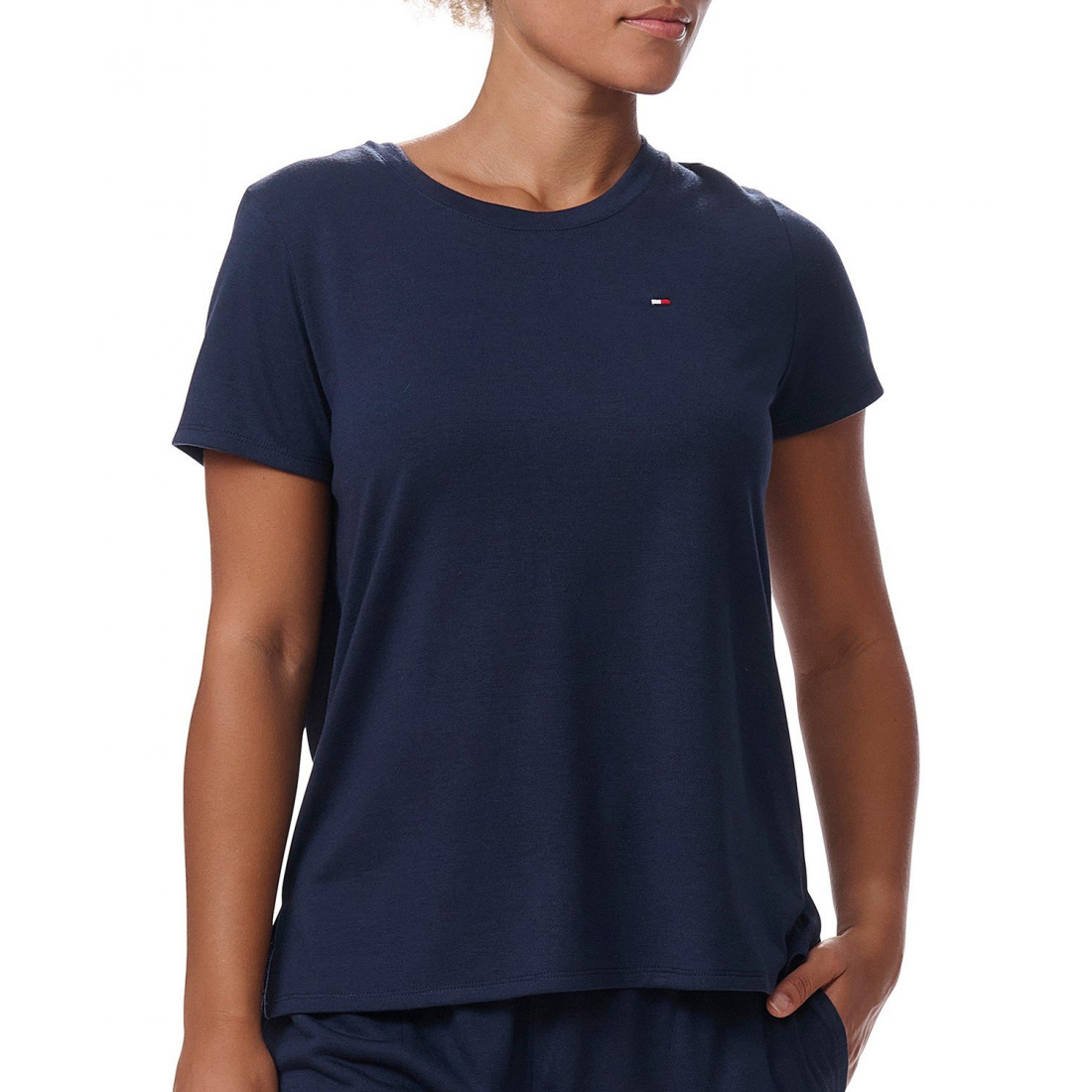 Chemise de nuit 'Short-Sleeve Crewneck' pour Femmes