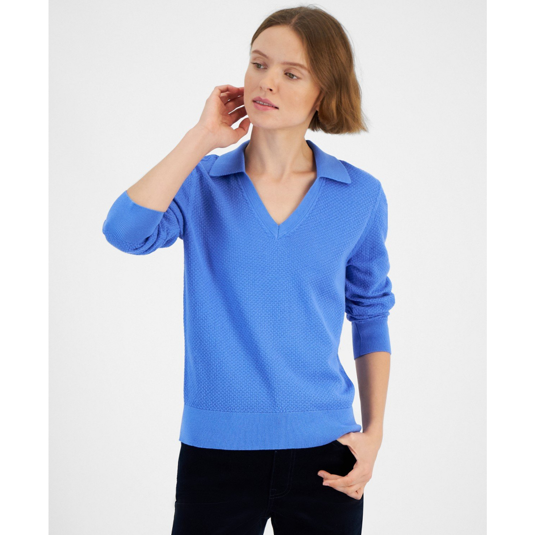 Women's 'Johnny-Collar' Sweater
