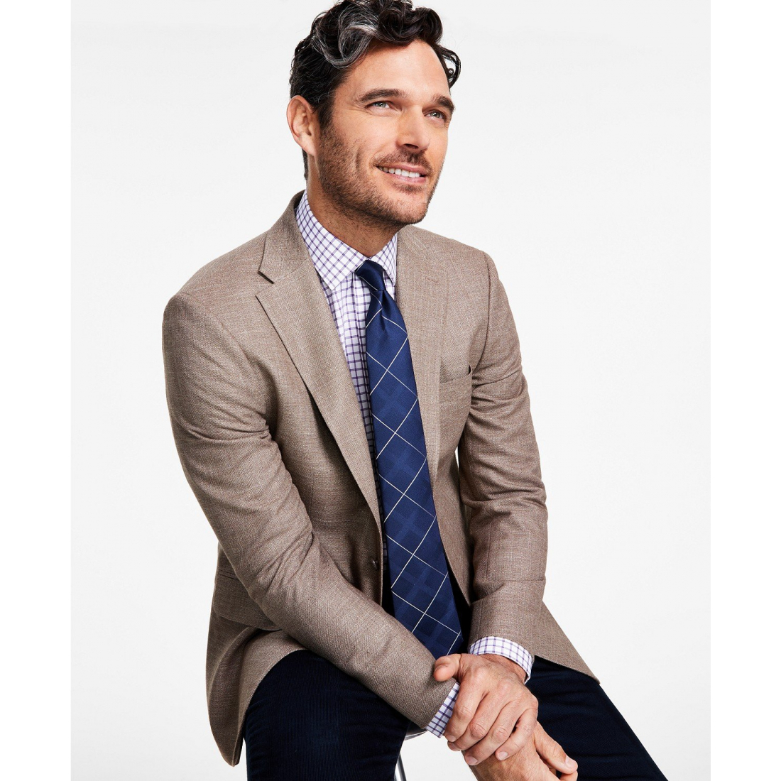 Blazer 'Modern-Fit Solid' pour Hommes