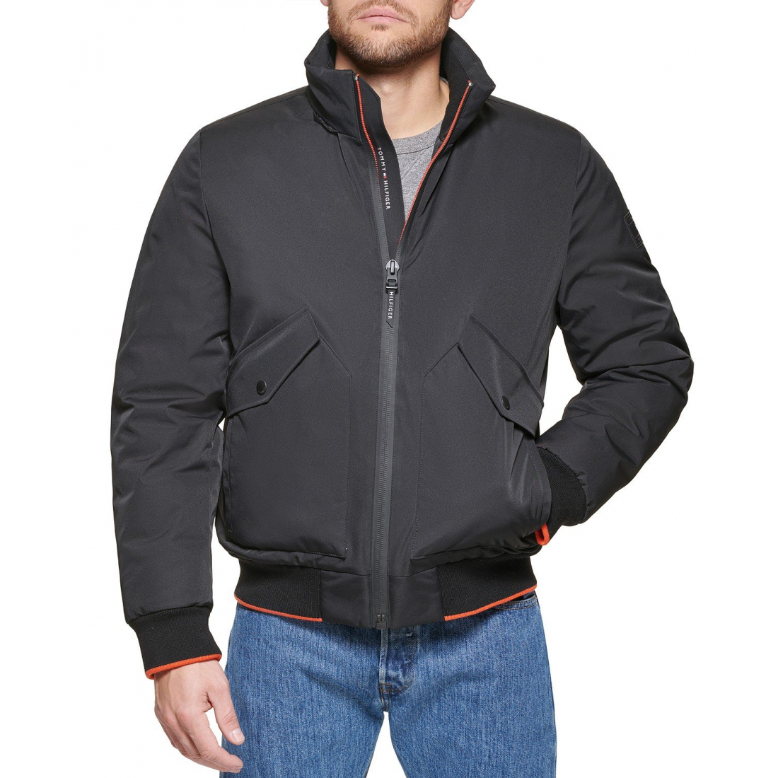 'Flex Performance Zip-Front Bomber Jacket' Bomberjacke für Herren