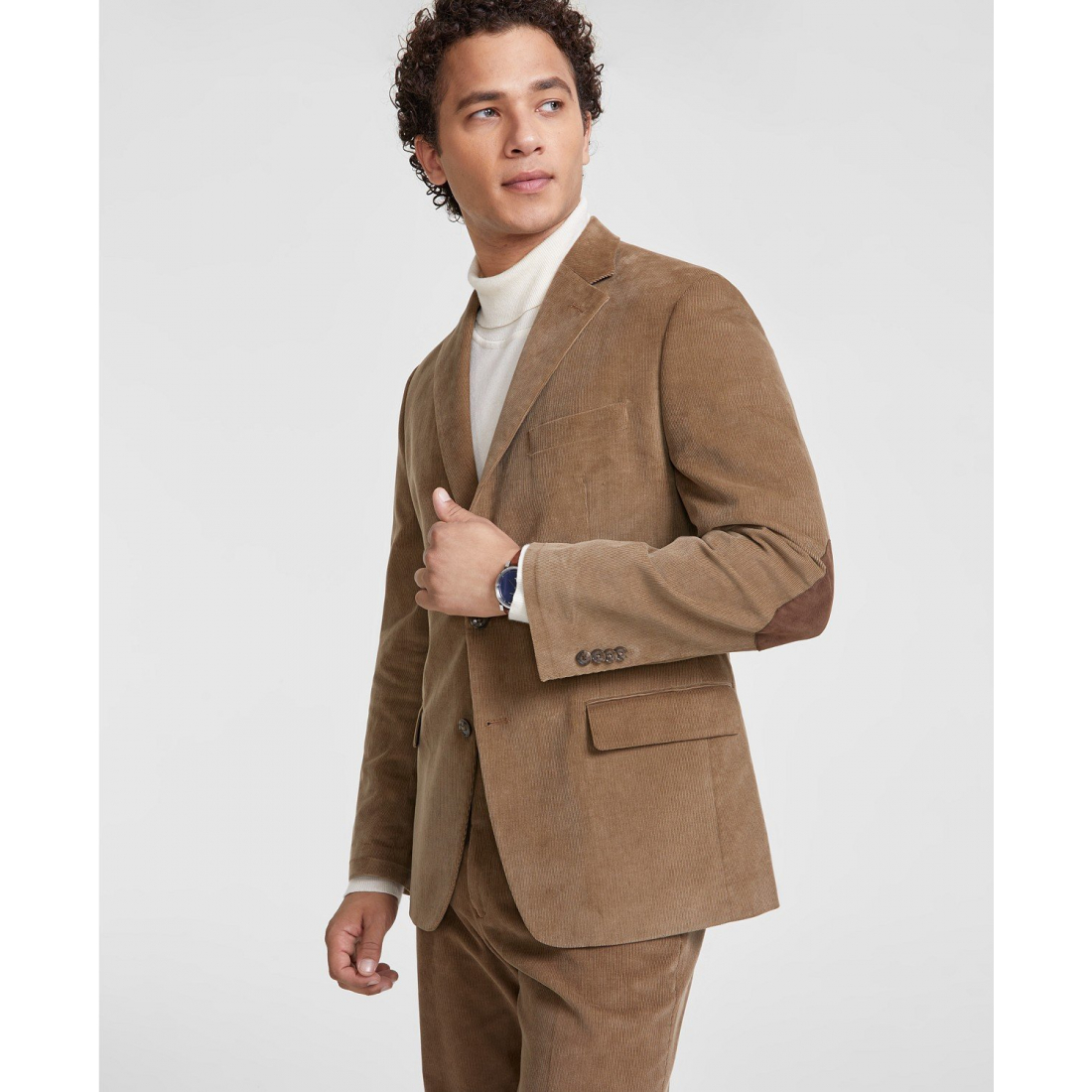 'Modern-Fit Corduroy' Klassischer Blazer für Herren