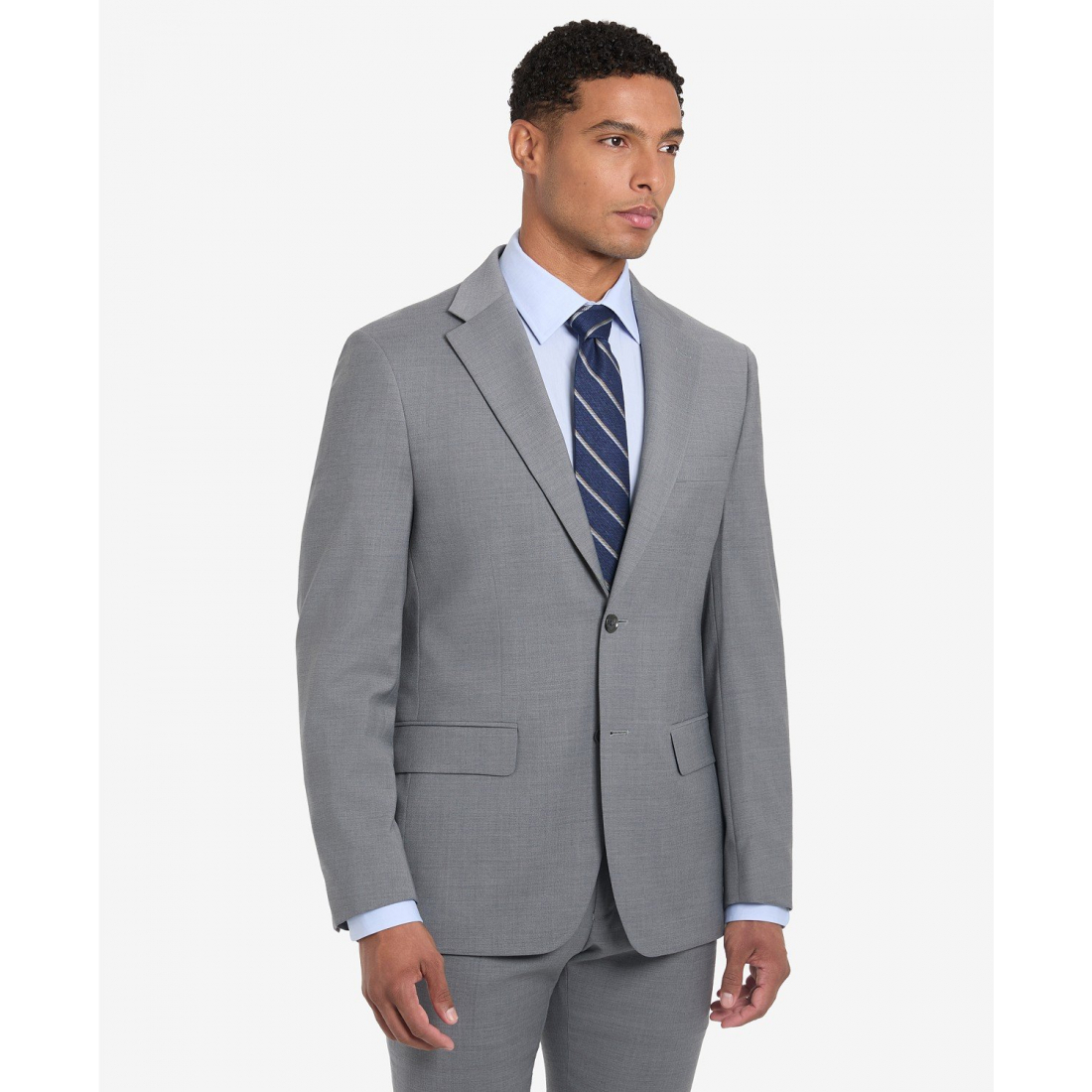 Blazer 'Solid Pearl Grey Suit Jacket' pour Hommes