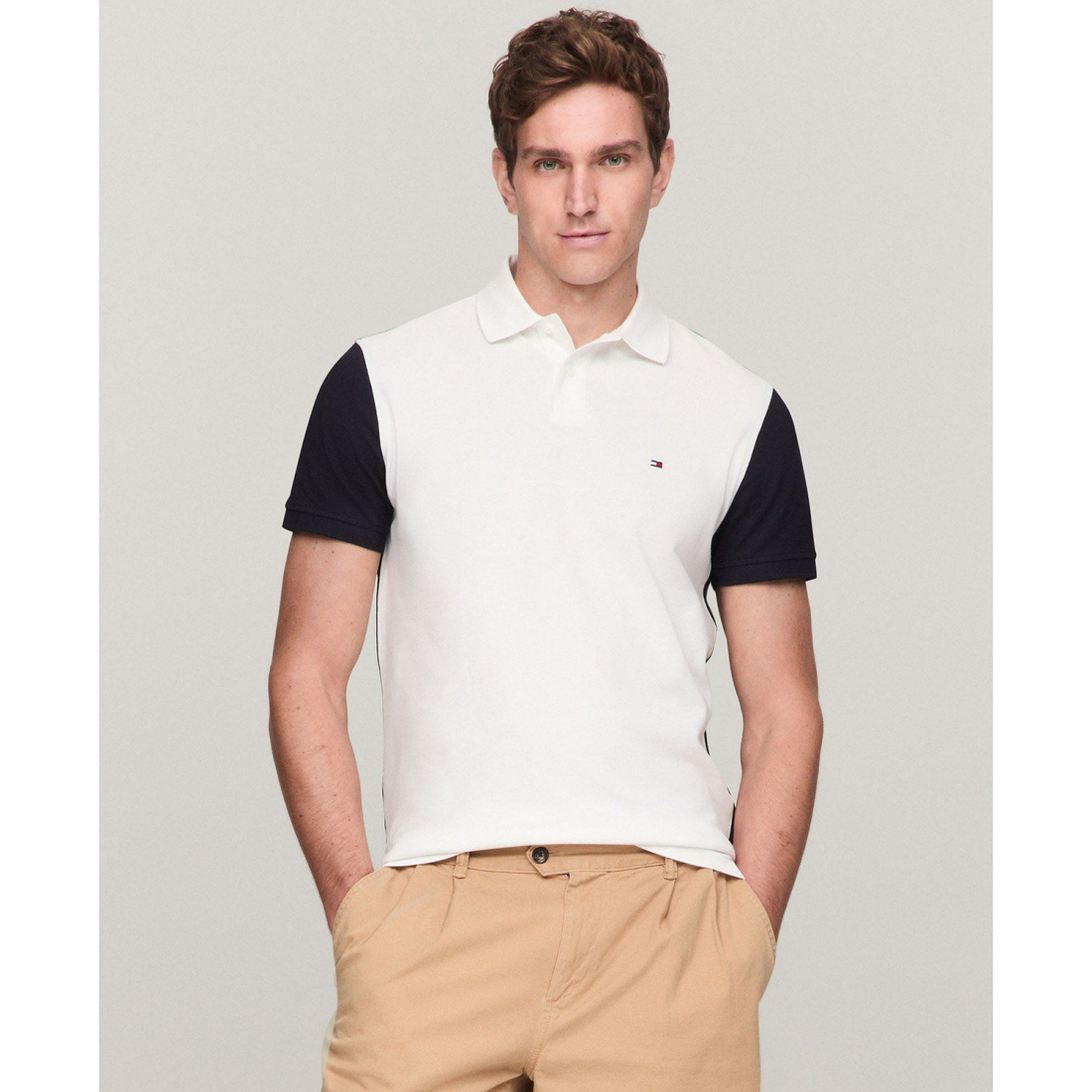 Polo 'Regular-Fit Back Flag' pour Hommes