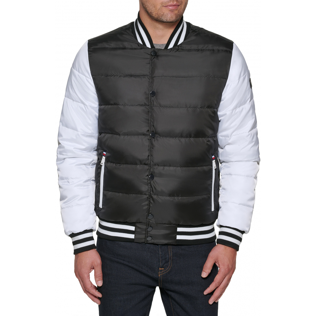 Blouson bomber 'Varsity Quilted' pour Hommes