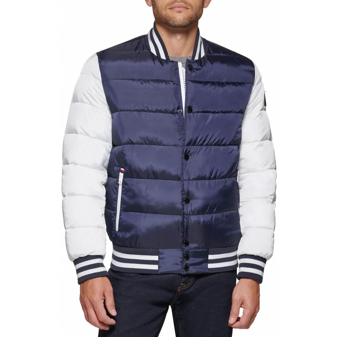 Blouson bomber 'Varsity Quilted' pour Hommes