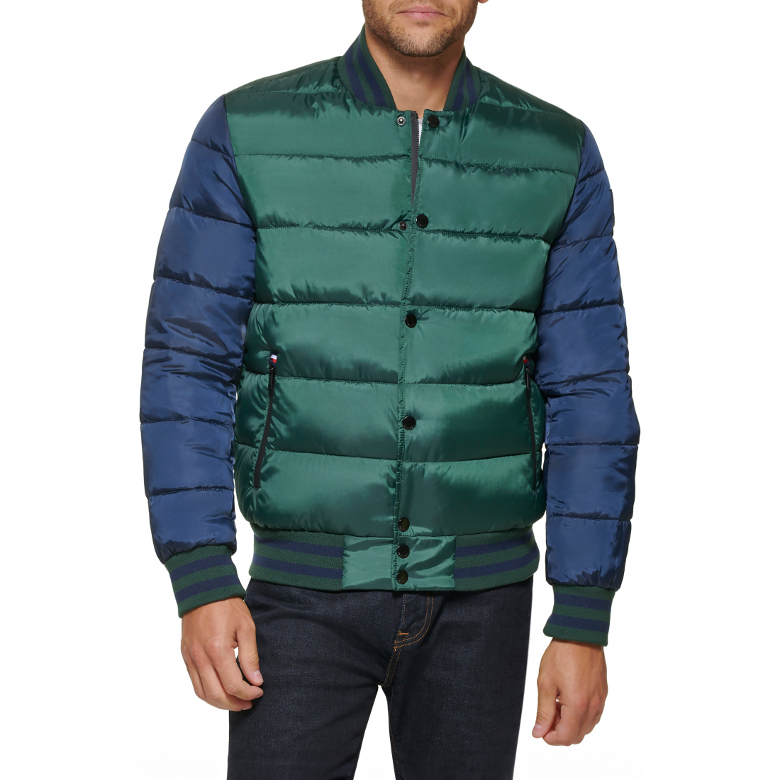 Blouson bomber 'Varsity Quilted' pour Hommes