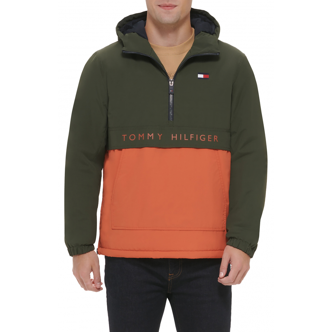 Men's 'Water Resistant Hooded Fleece Lined' Anorak