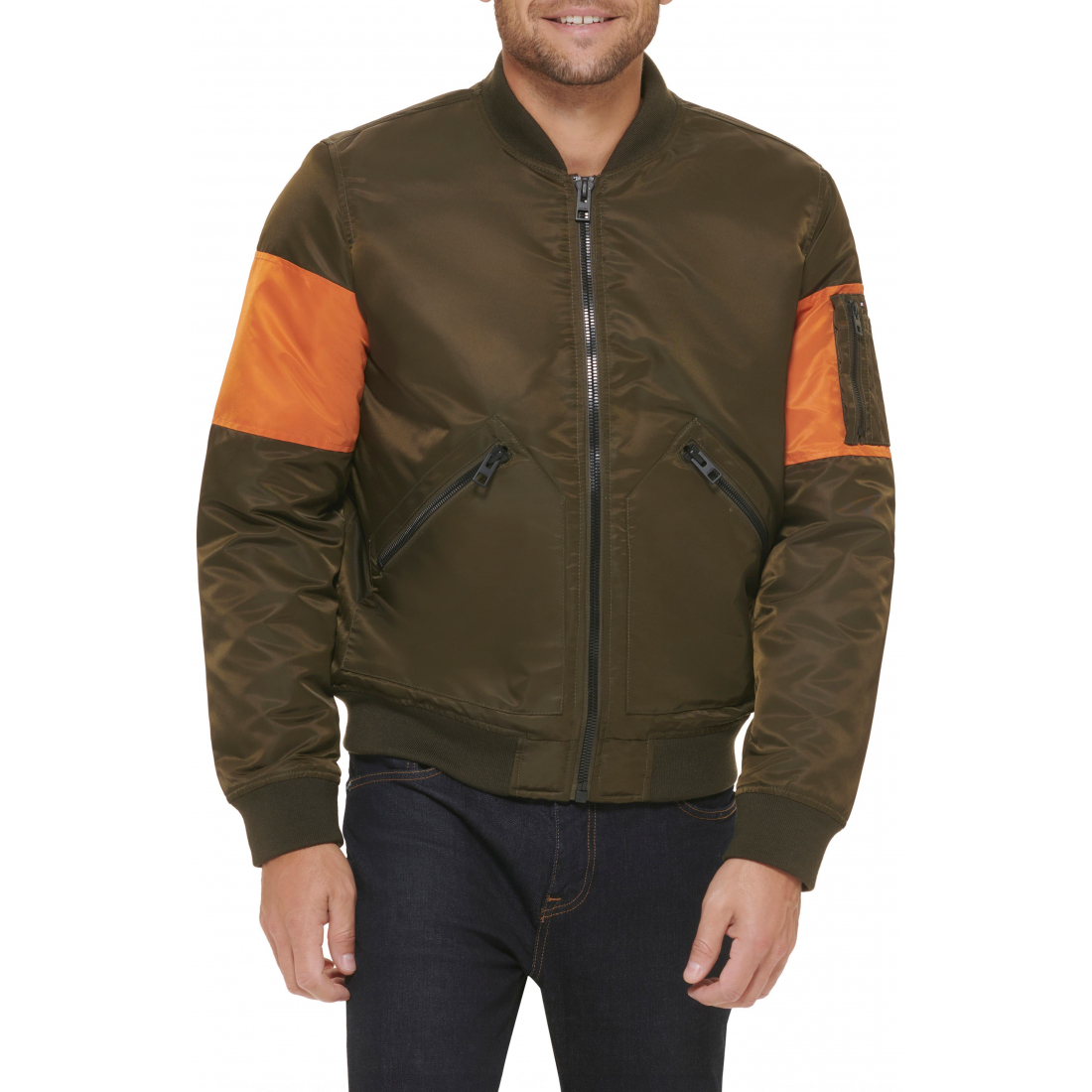 Blouson bomber 'Water Resistant Quilted' pour Hommes