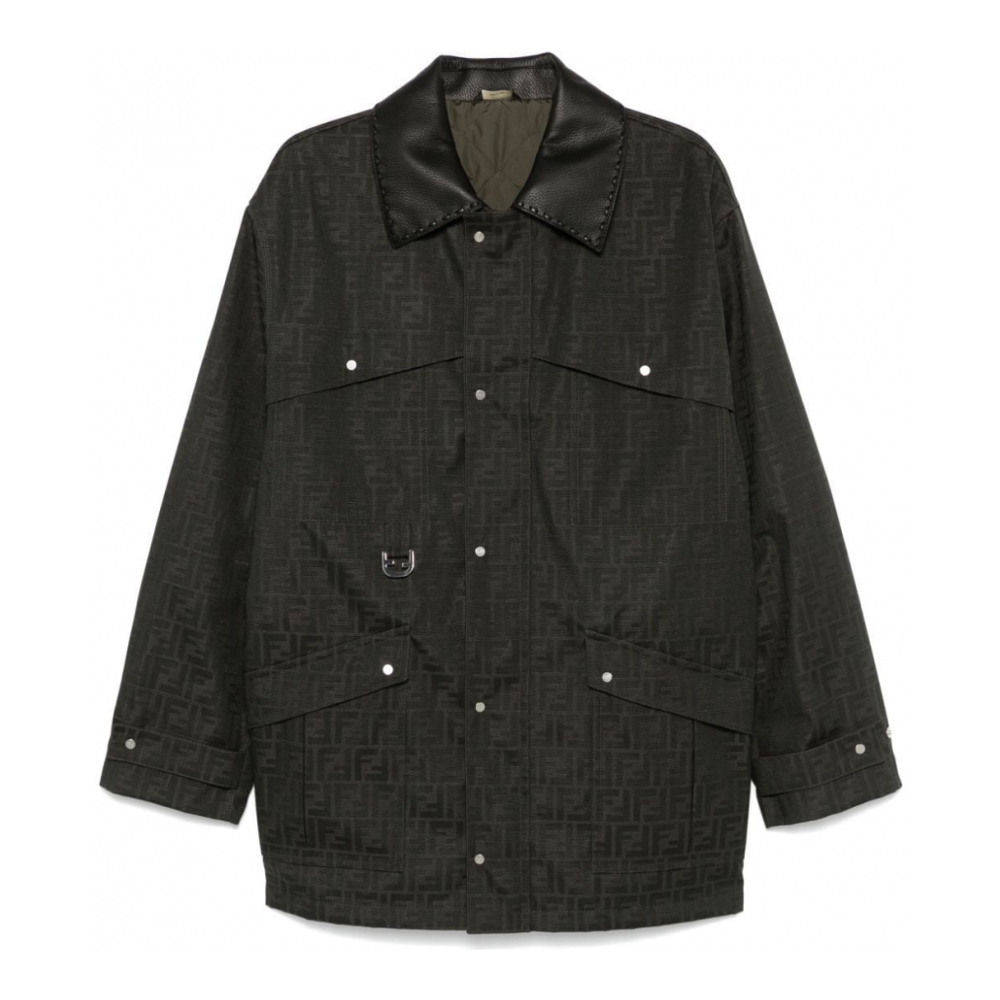 Men's 'Logo-Waxed' Coat