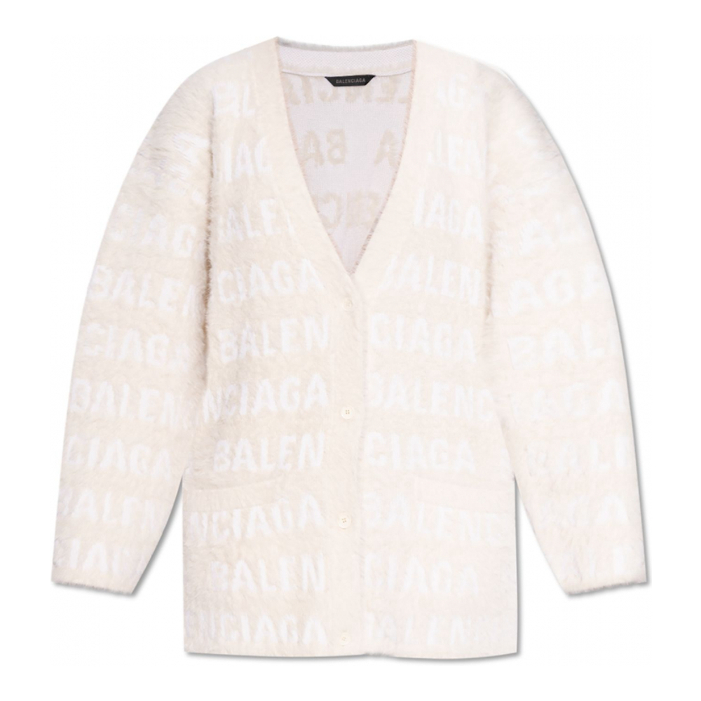 Women's 'All-Over Logo' Cardigan