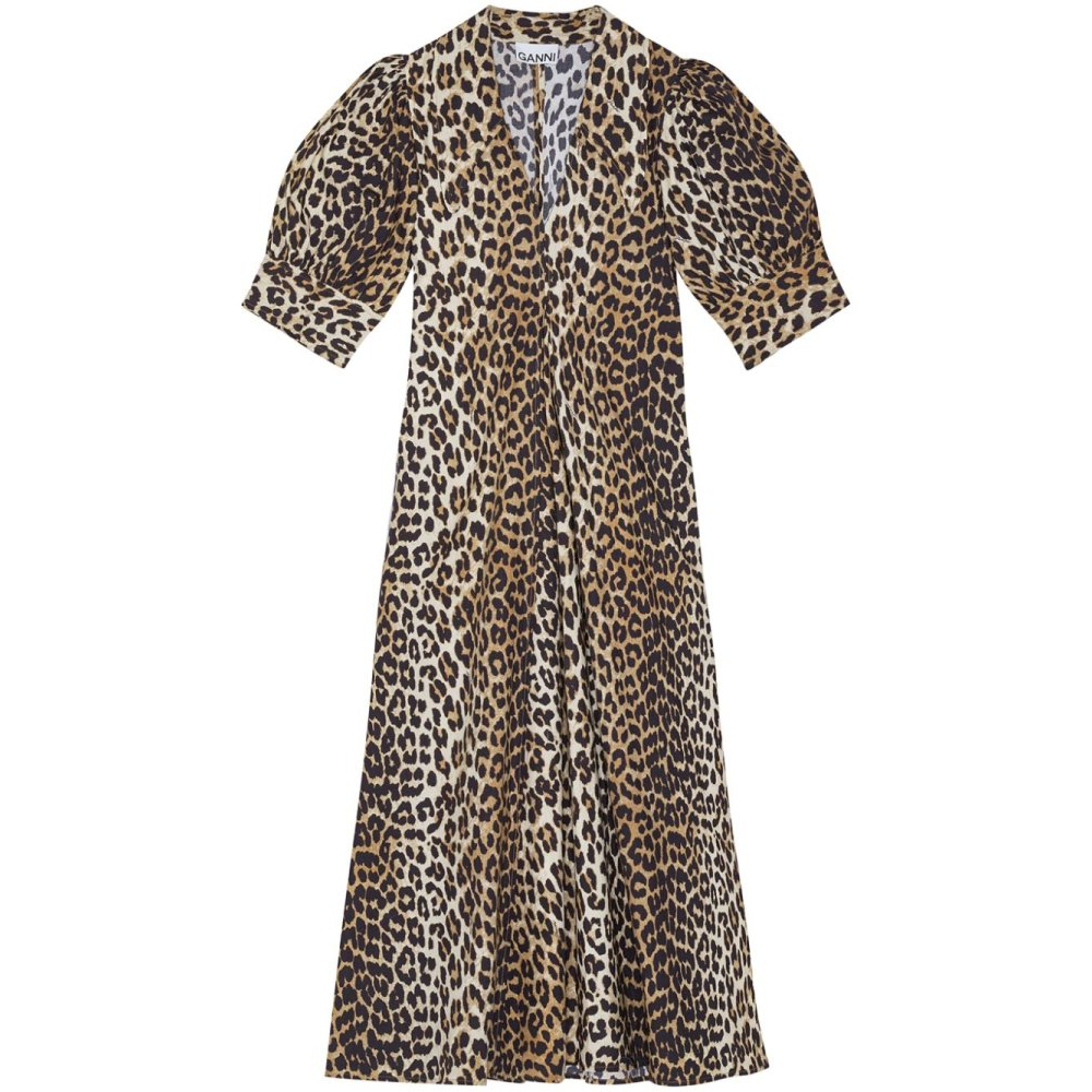 Women's 'Leopard-Print' Midi Dress