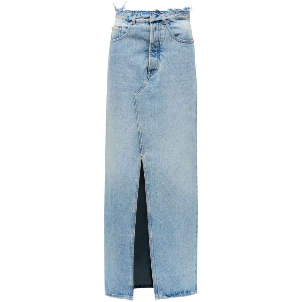 Women's 'Slit Denim' Denim Skirt