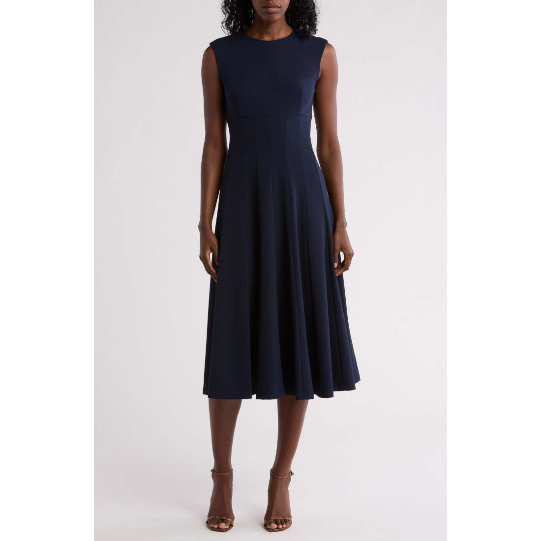 Women's 'Scuba Crepe' Fit & Flare Dress