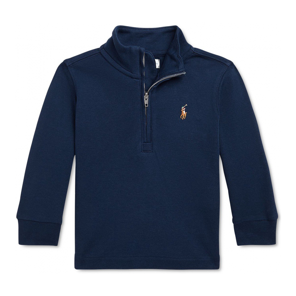'Cotton Quarter-Zip Sweater' pour Bébé