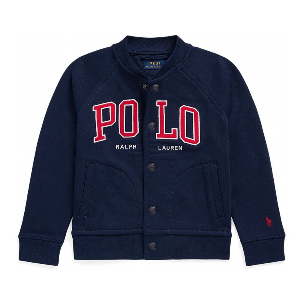 'Logo Fleece Baseball Jacket' für Jungen