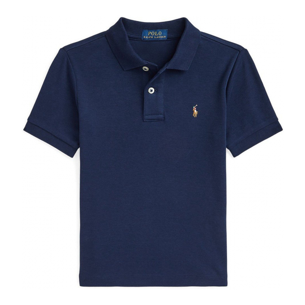 'Soft Cotton Polo Shirt' pour Garçons