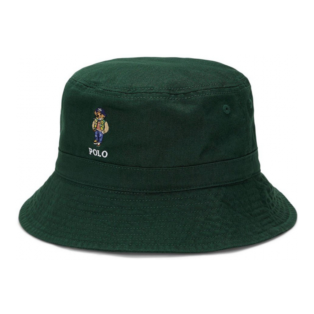 'Polo Bear Cotton Twill Bucket Hat' pour Enfants