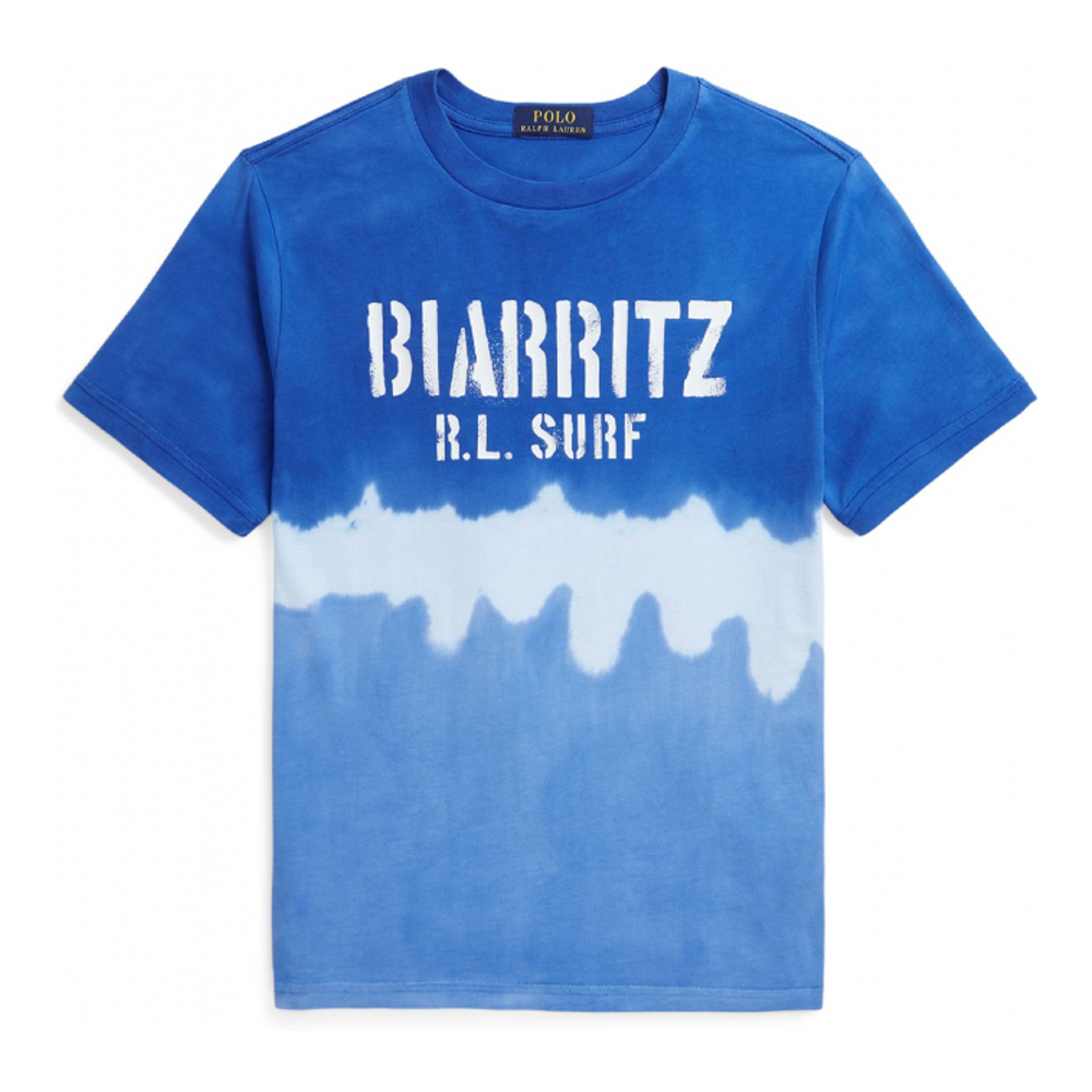 'Tie Dye Cotton Jersey Graphic T-Shirt' pour Grands garçons
