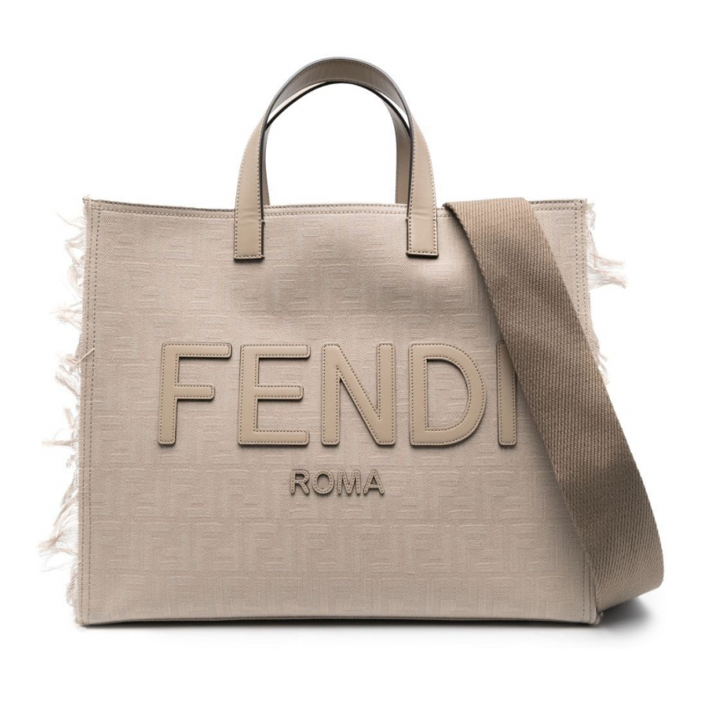 Men's 'Large FF Fringed' Tote Bag