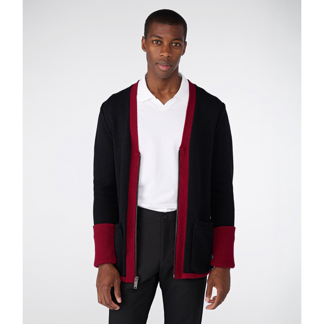 Men's 'Wool Zip Front' Cardigan