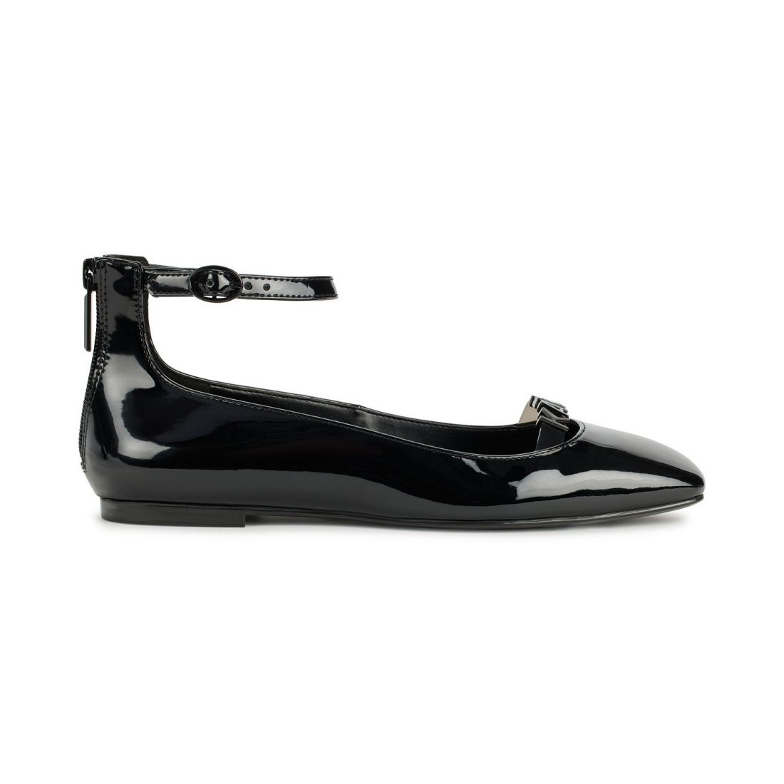 Women's 'Zyvia Logo Ankle Strap' Ballerinas