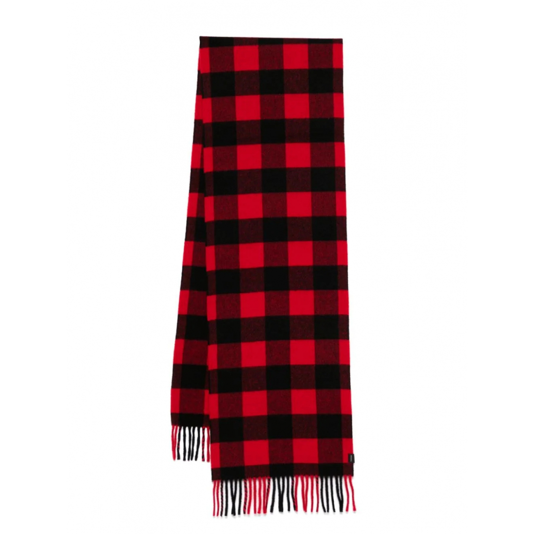 Men's 'Buffalo Check-Pattern' Wool Scarf