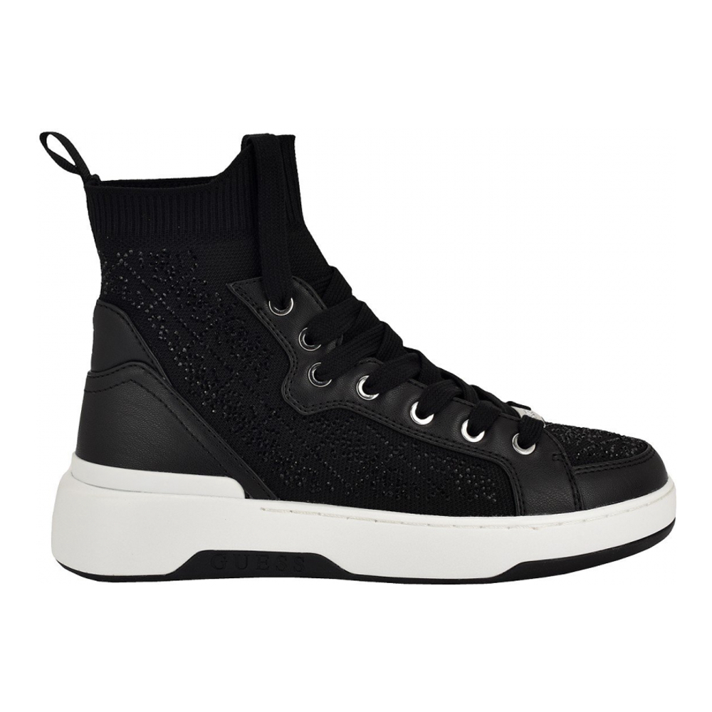Women's 'Mannen Knit Hi-Top Lace-Up' High-Top Sneakers