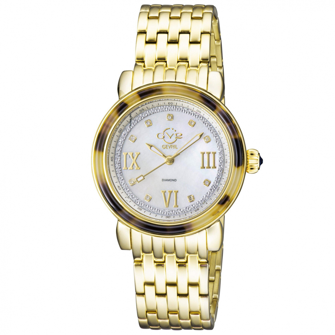 Montre 'Marsala Tortoise' Quartz Suisse pour Femmes