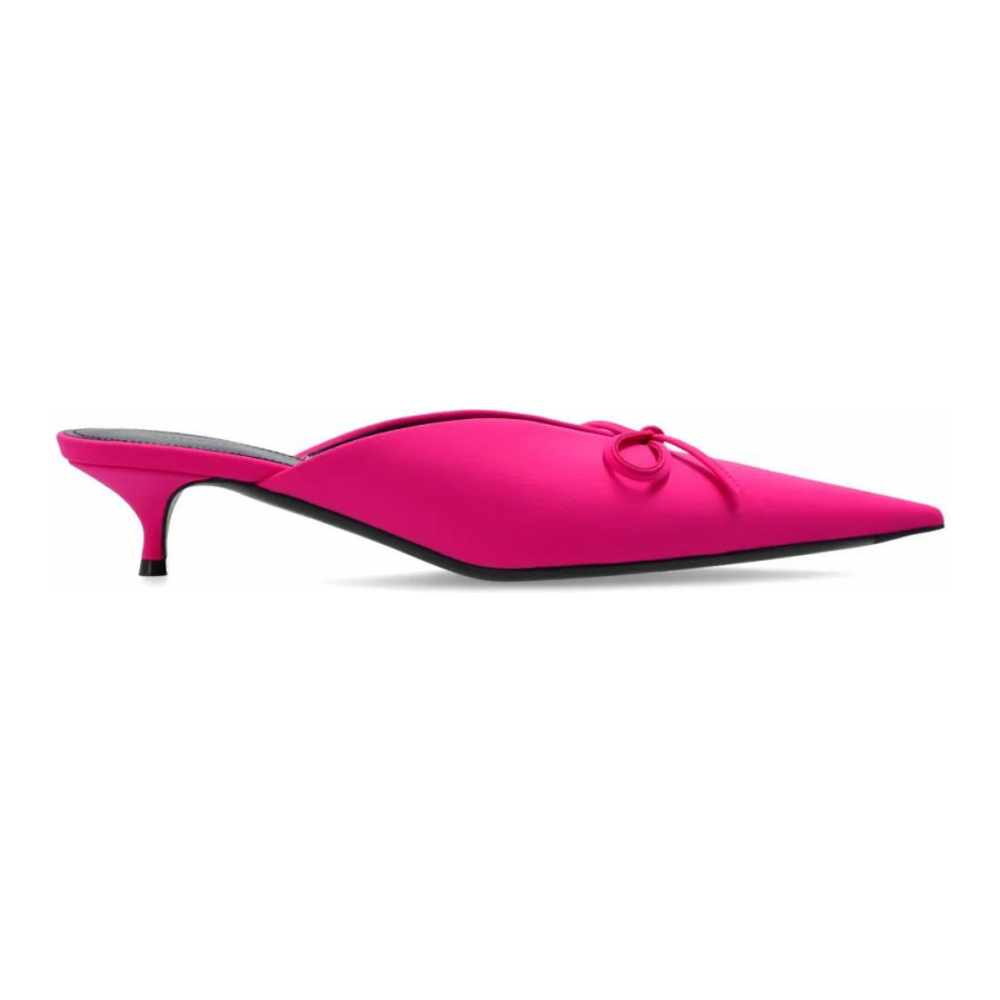 Women's 'Bow-Detail' High Heel Mules