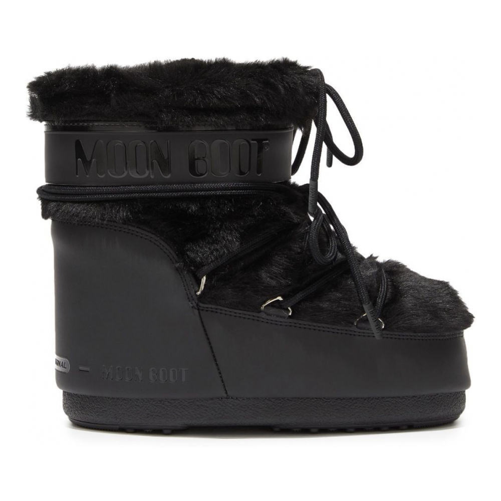 'Icon Low Faux-Fur Detail' Snow Boots