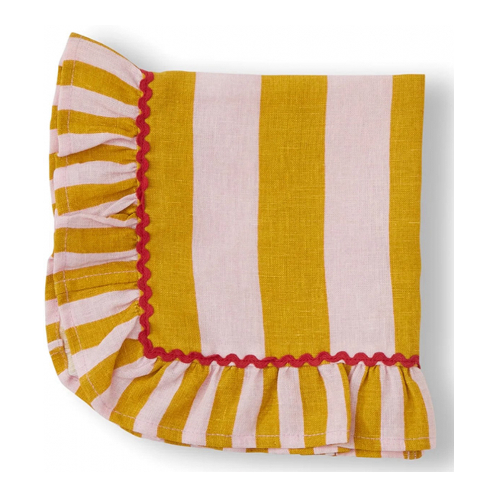 'Striped Ruffle' Tischdecke - 150 x 270 cm